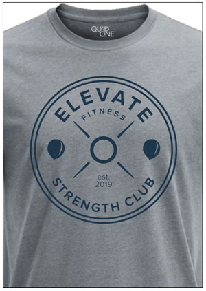 Elevate Strength Club tee — Elevate Fitness Overland Park apparel